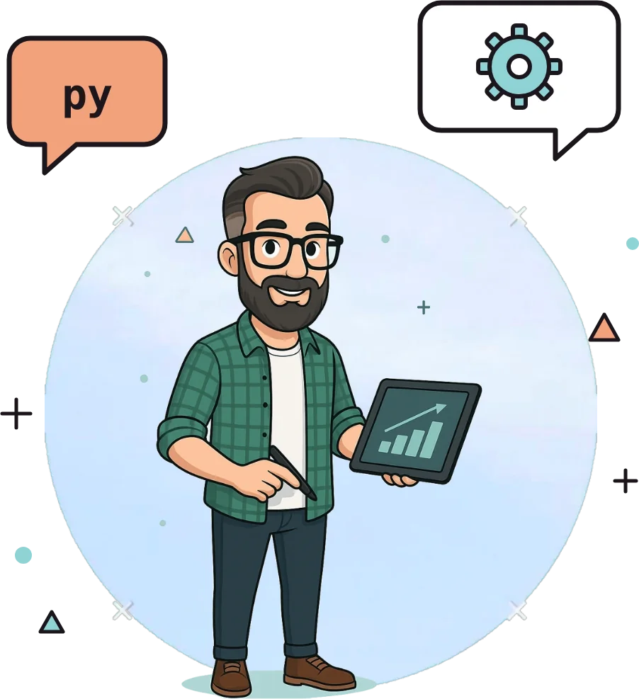 Illustrazione di automazioni in Python per gli uffici di Terni